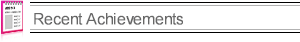 Recent Achievements