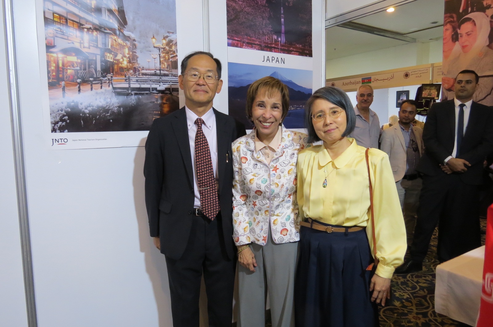 With H.R.H. Princess Basma at Diplomatic Bazaar